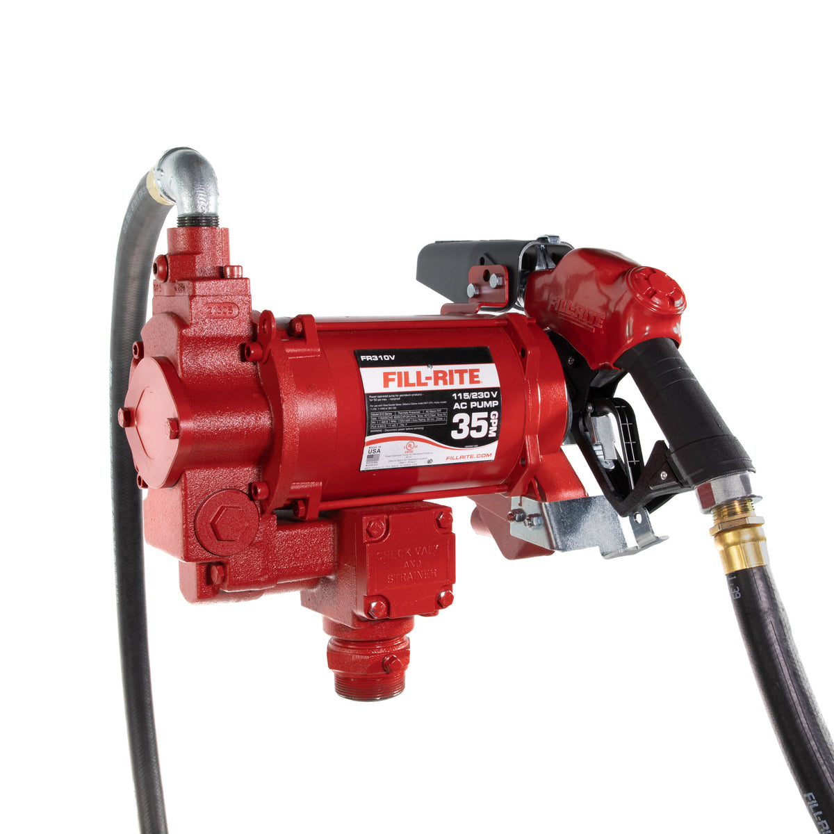 Fill Rite Plumbing Fill-Rite FR300 Series - 240V AC, 132 Lpm, Fuel Transfer Pump - Bung M ...