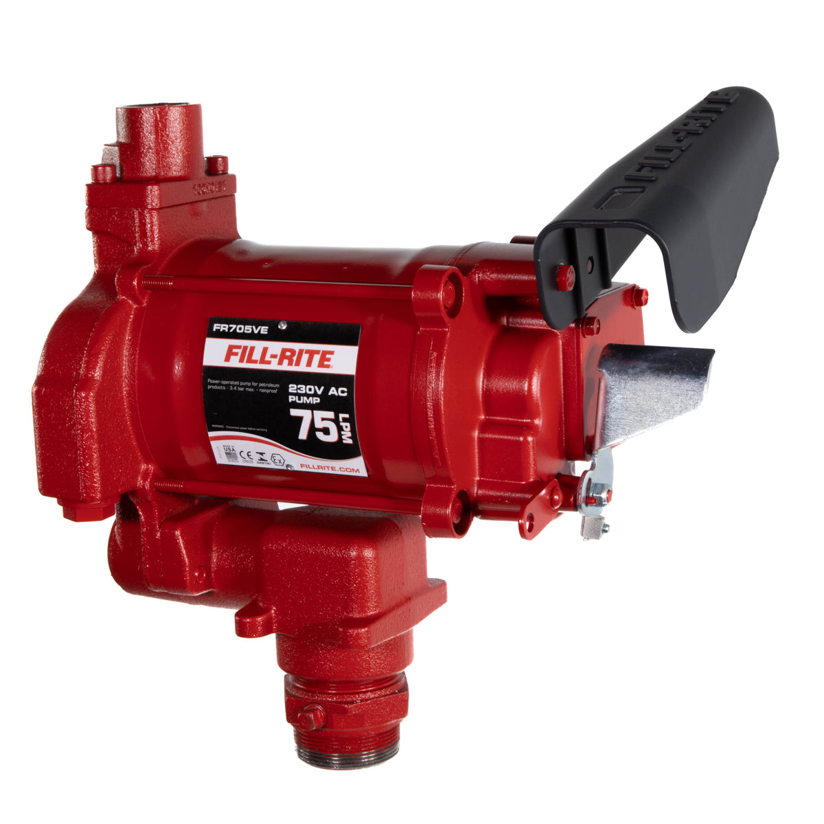 Fill-Rite FR705VE Fuel Transfer Pump - 240V AC 75 Lpm - Bung Mount ...