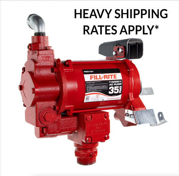 Fill-Rite FR300 Series - 240V AC, 132 Lpm, Fuel Transfer Pump - Bung Mount
