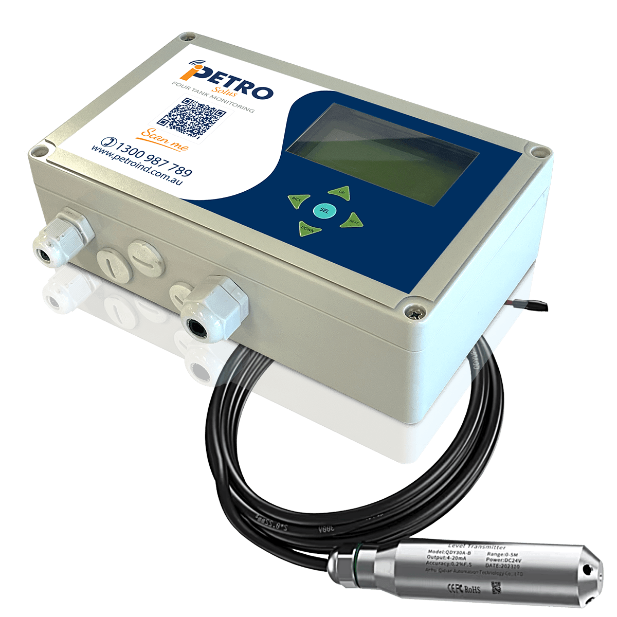iPETRO Solus Automatic Tank Gauge (ATG) c/w one Probe